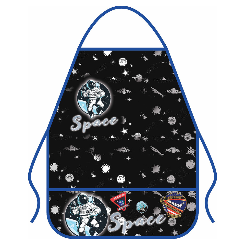 Фартук для труда "Космос", черный