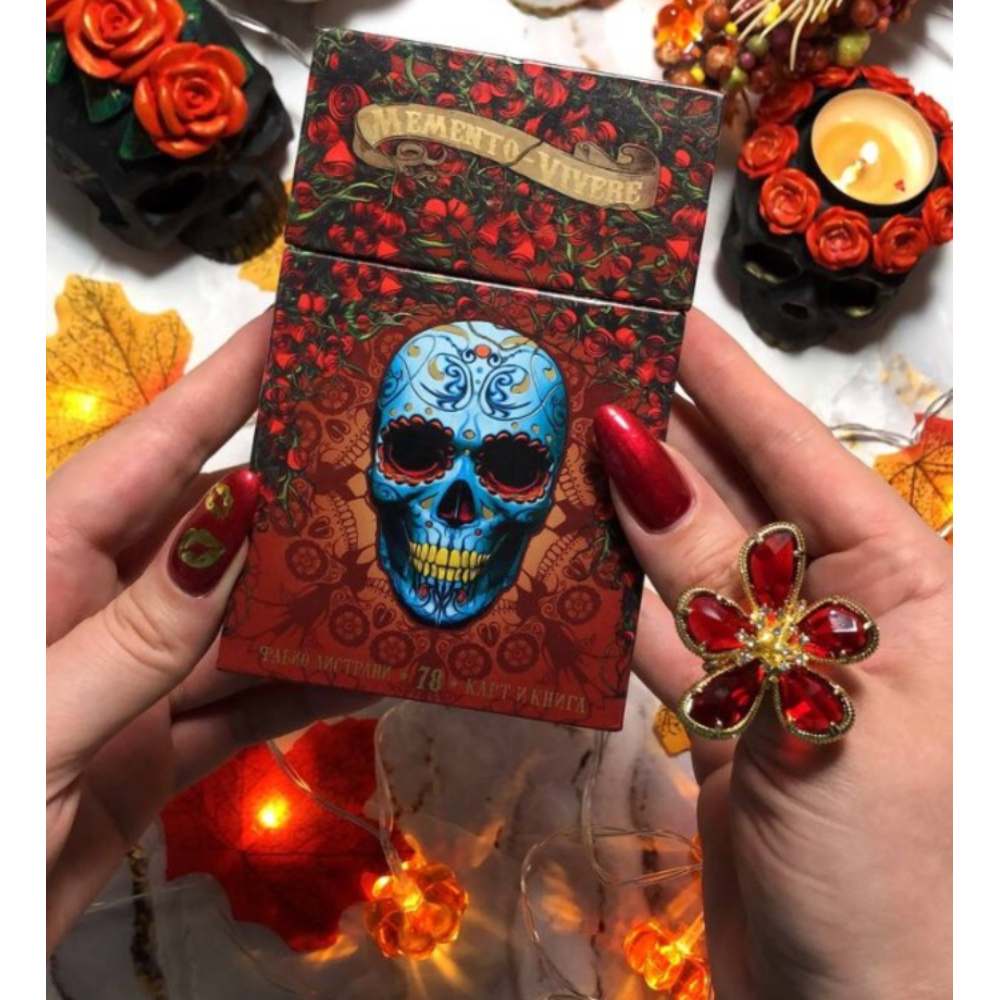 Карты "Таро Святой Смерти (с золотым срезом)",Фабио Листрани