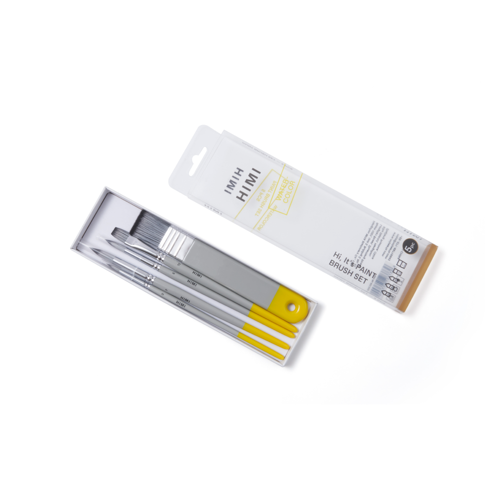 Набор кистей "Himi", 5 шт, синтетика