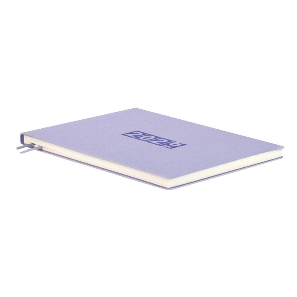 Еженедельник датированный "Джут", 181х127 мм, 128 страниц, сиреневый, 2026
