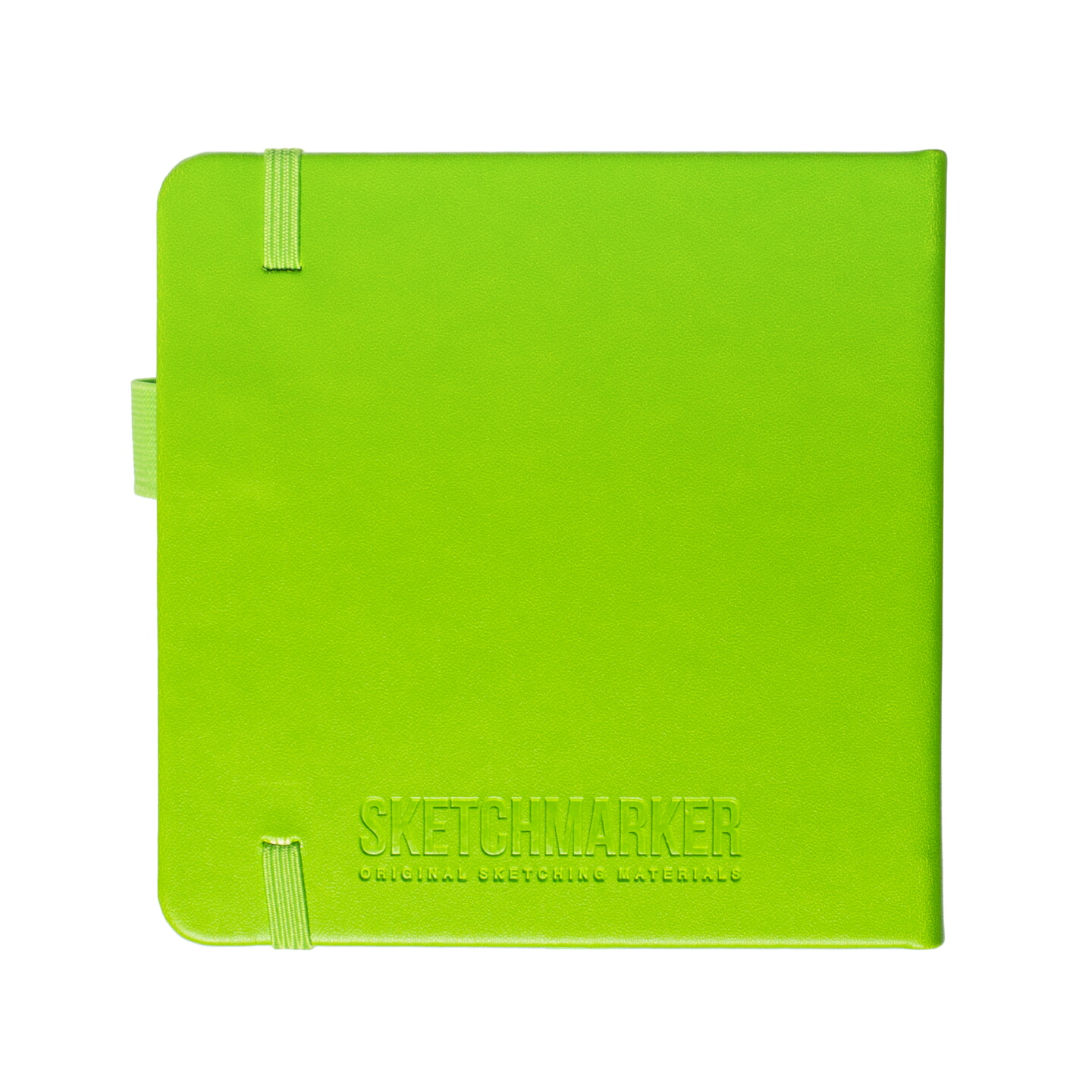 Скетчбук "Sketchmarker", 80 листов, 12x12 см, 140 г/м2, зеленый луг