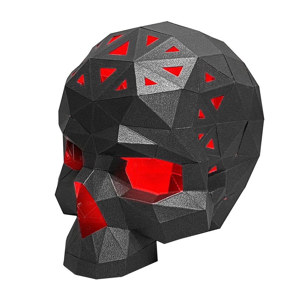 Набор для 3D-LED моделирования "Череп", черный