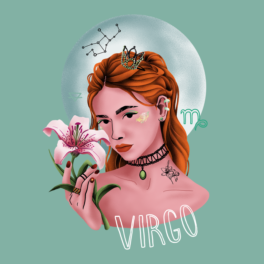 Футболка унисекс "Дева", бирюзовый, XS-S