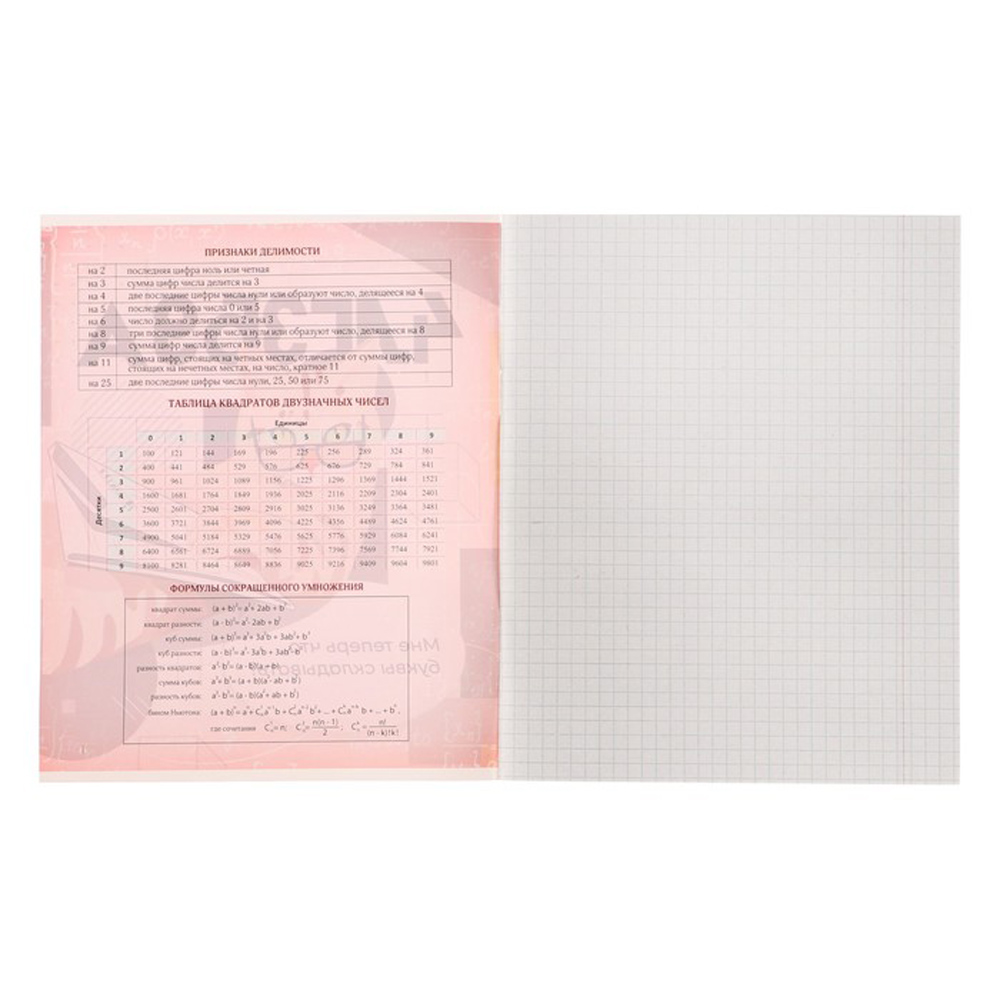 Тетрадь "Животные мемы. Алгебра", А5, 36 листов, клетка, разноцветный - 4