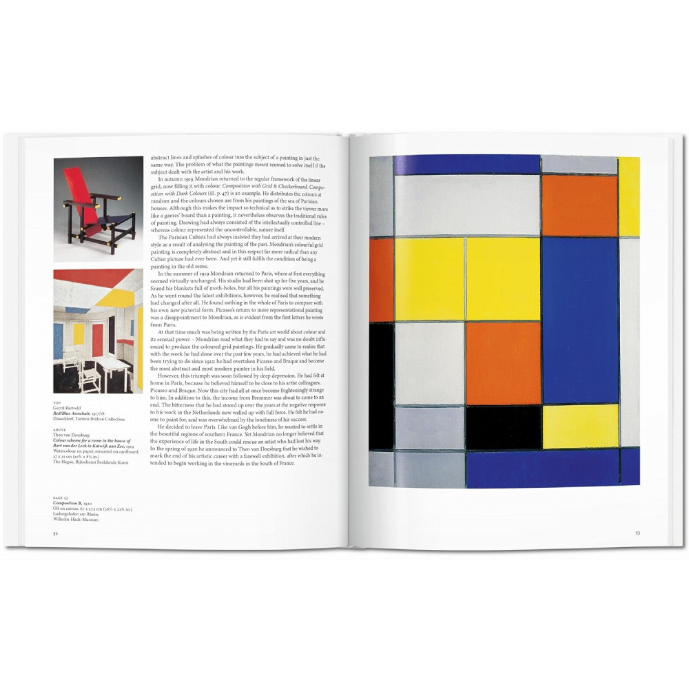Книга на английском языке "Basic Art. Mondrian" 
