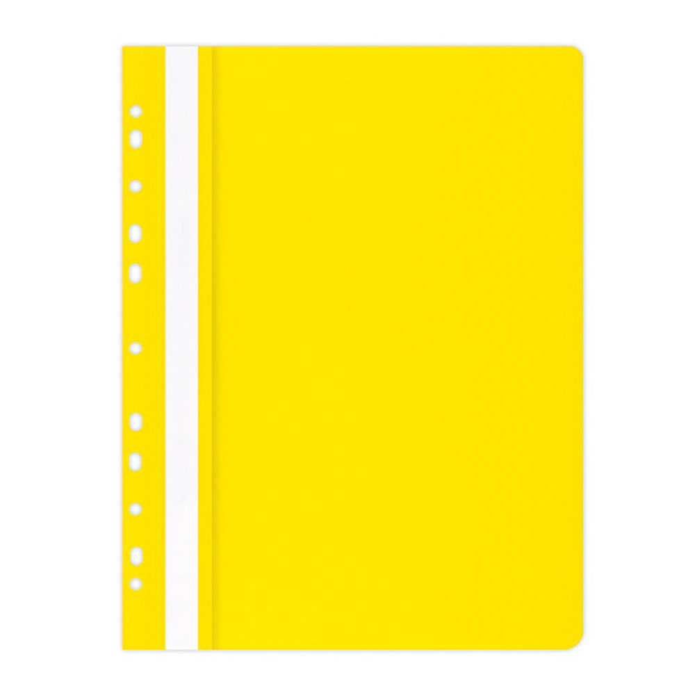 Папка-скоросшиватель с перфорацией "Office Product", А4, желтый