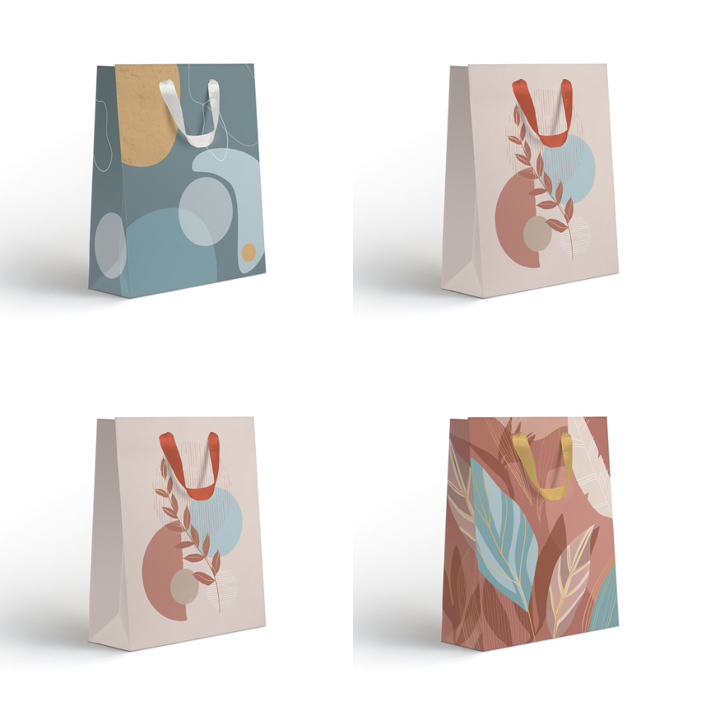 Пакет бумажный подарочный "Dune", 18x22.7x10 см, ассорти