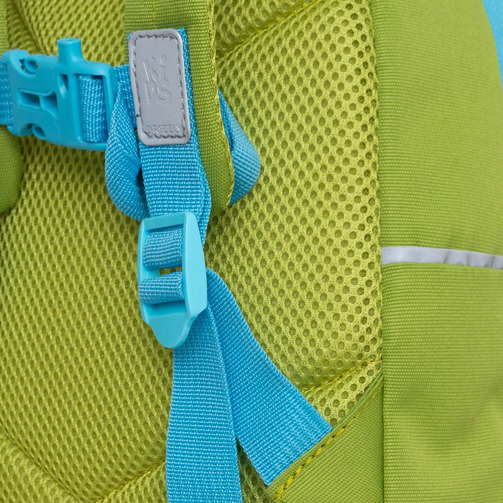 Рюкзак детский "Greezly", салатовый, оранжевый - 6