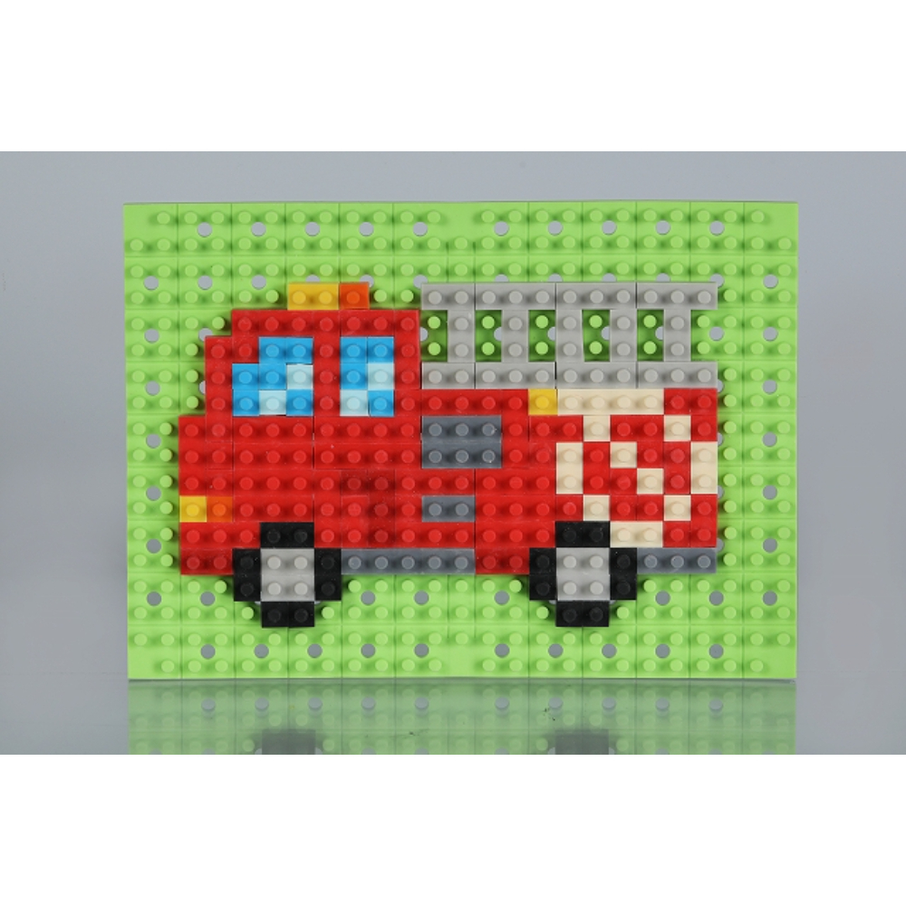 Ластик "KESHI-BLO Dot Art Kit Fire Engine", блистер