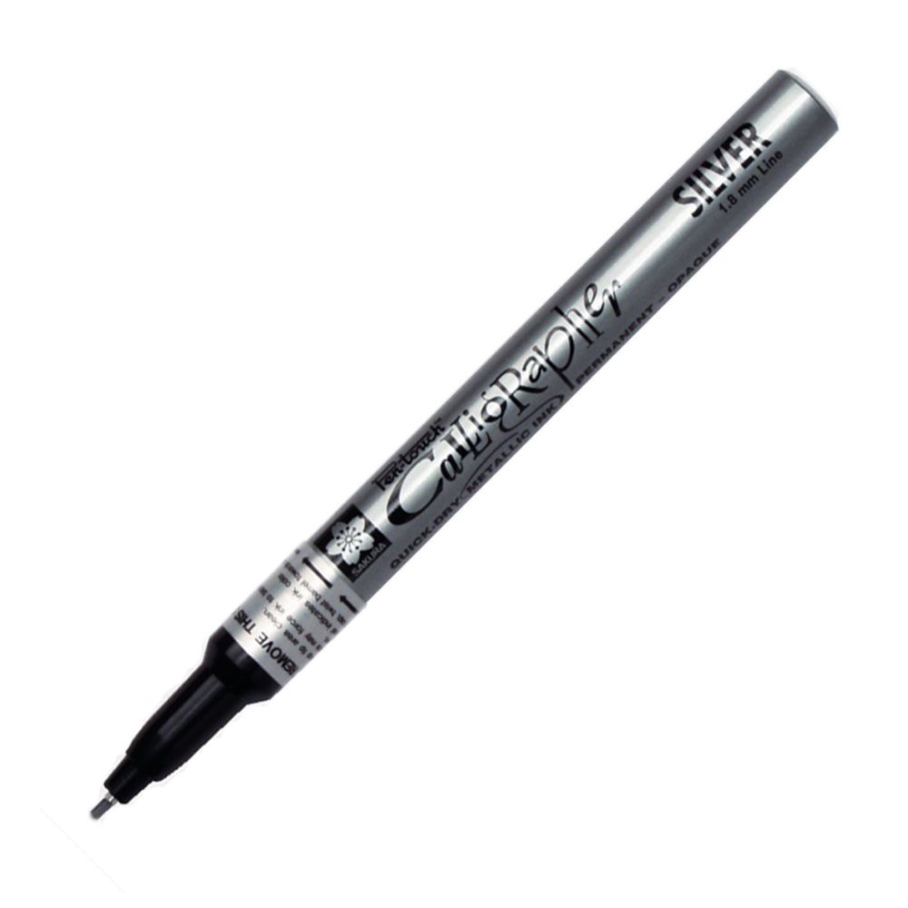 Маркер для каллиграфии "Pen-Touch", серебряный