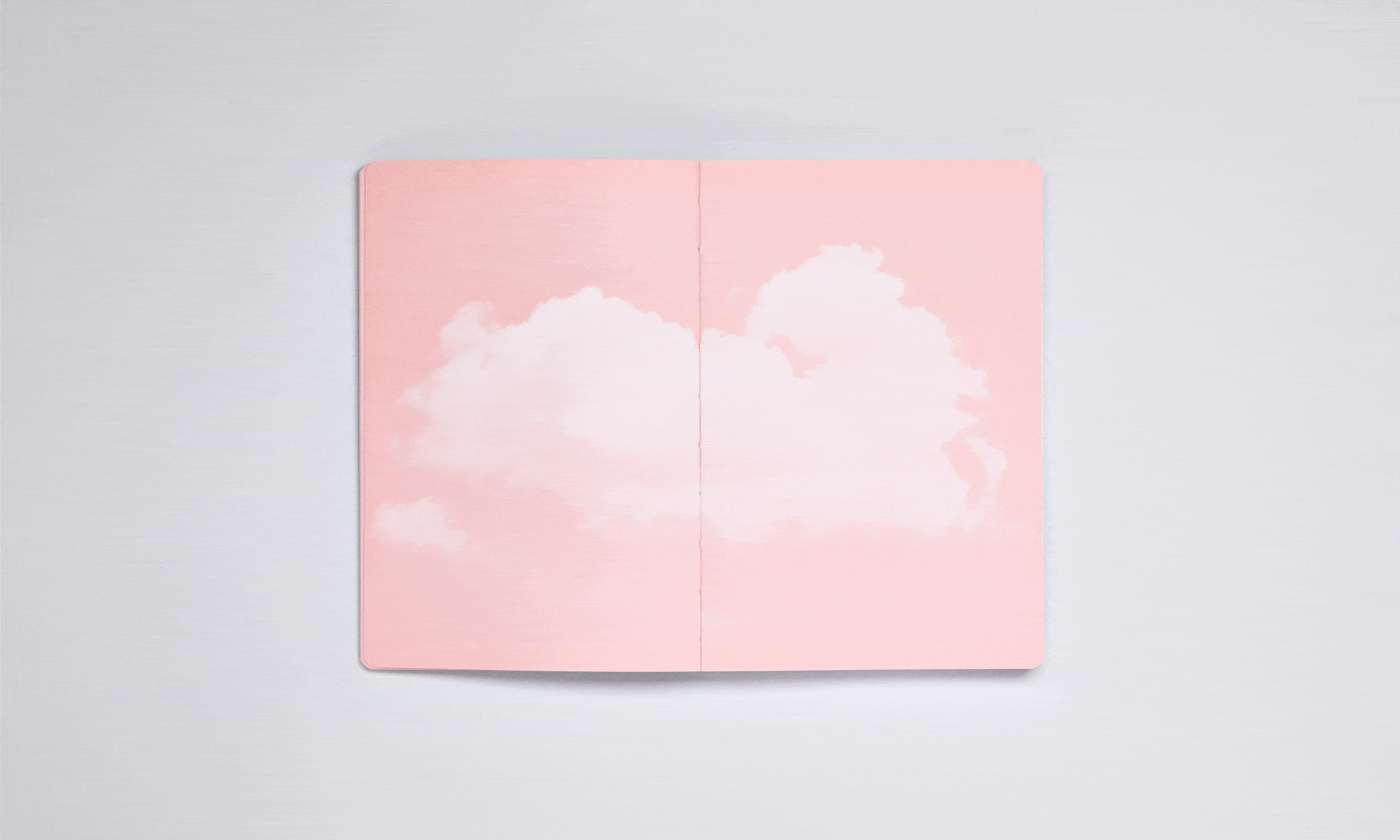 Блокнот "Inspiration Book M Cloud Pink", А5, 88 листов, серый, розовый - 4