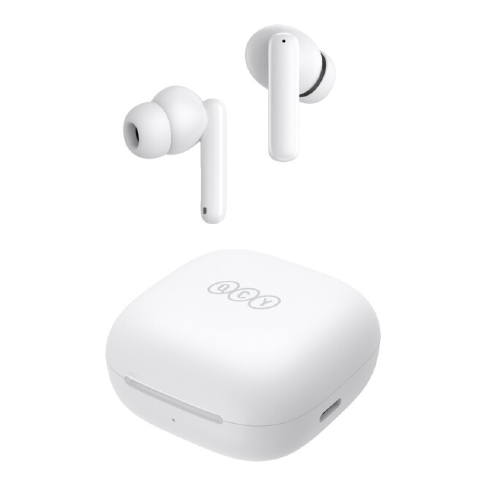 Наушники беспроводные QCY T13 ANC, белые