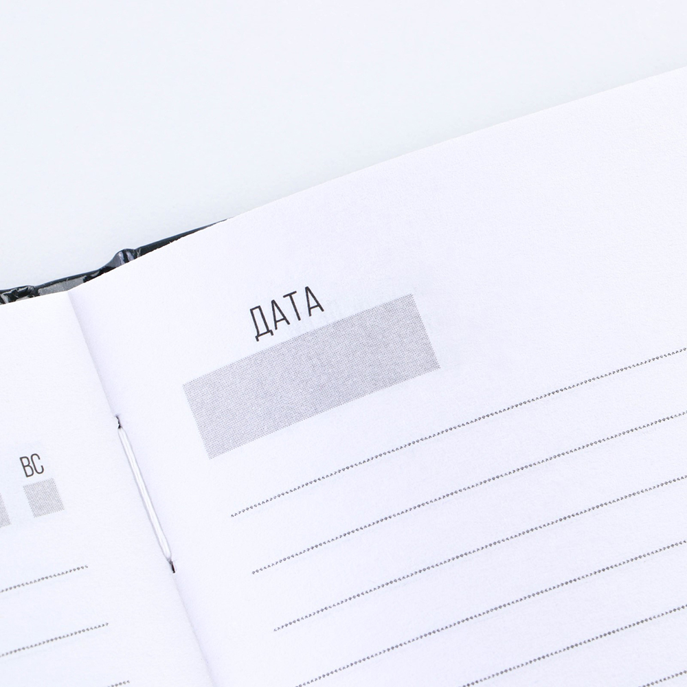 Ежедневник недатированный "Душнила", А5, 80 страниц, черный - 5