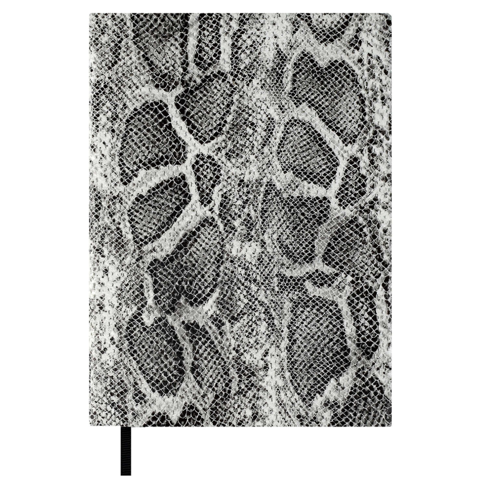 Ежедневник недатированный "Питон", А6+, 320 страниц, линейка, серый