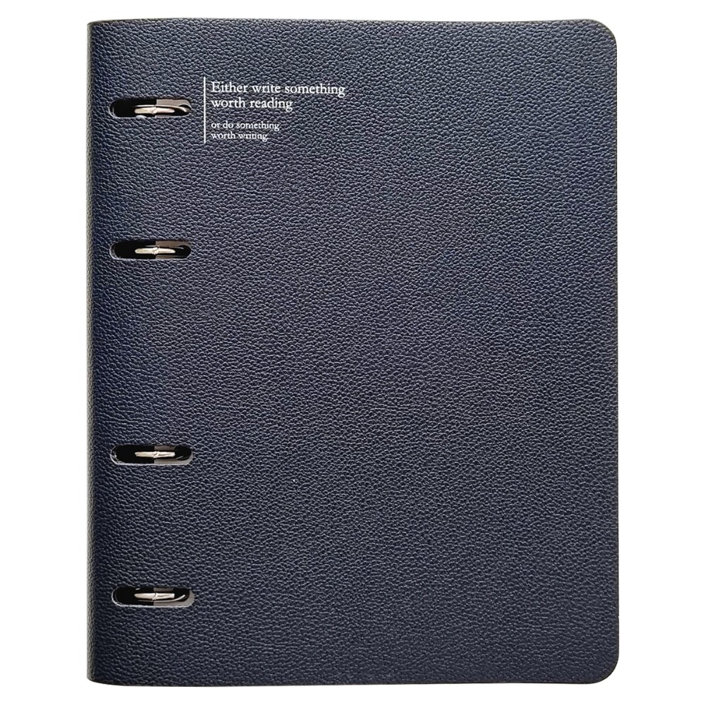 Тетрадь на кольцах "Prague", B5, 120 листов, клетка, черный