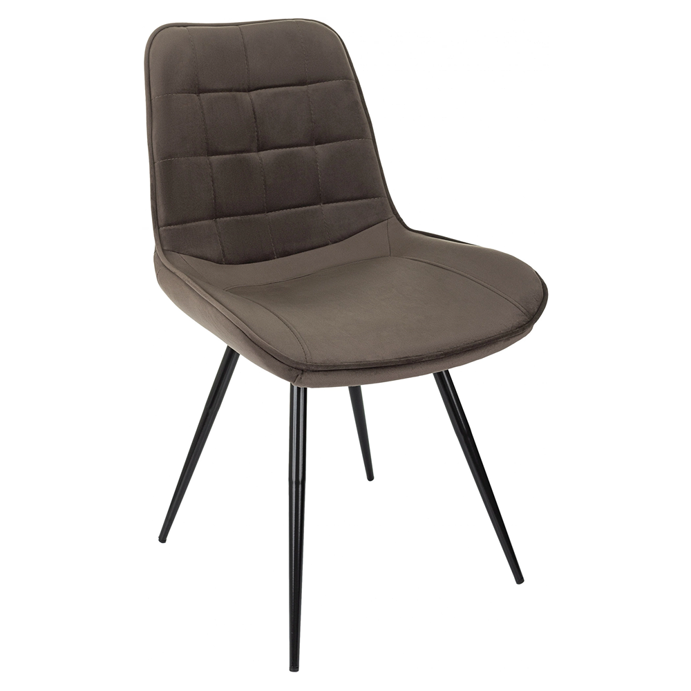 Стул Бюрократ "CH-K2_4", ткань, коричневый, металл, комплект 4 штуки - 2