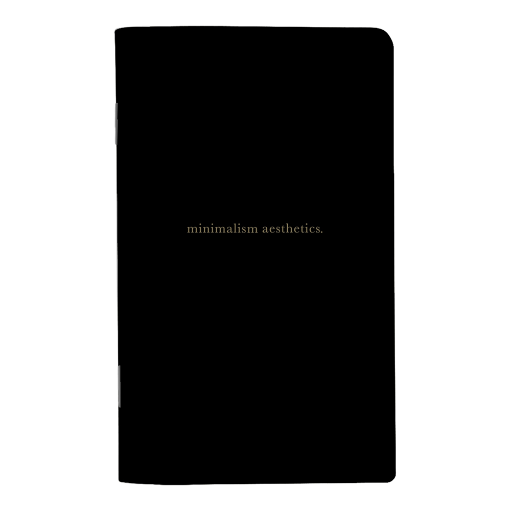 Планнер "Aesthetics", недатированный, 130х210 мм, 32 листов, черный