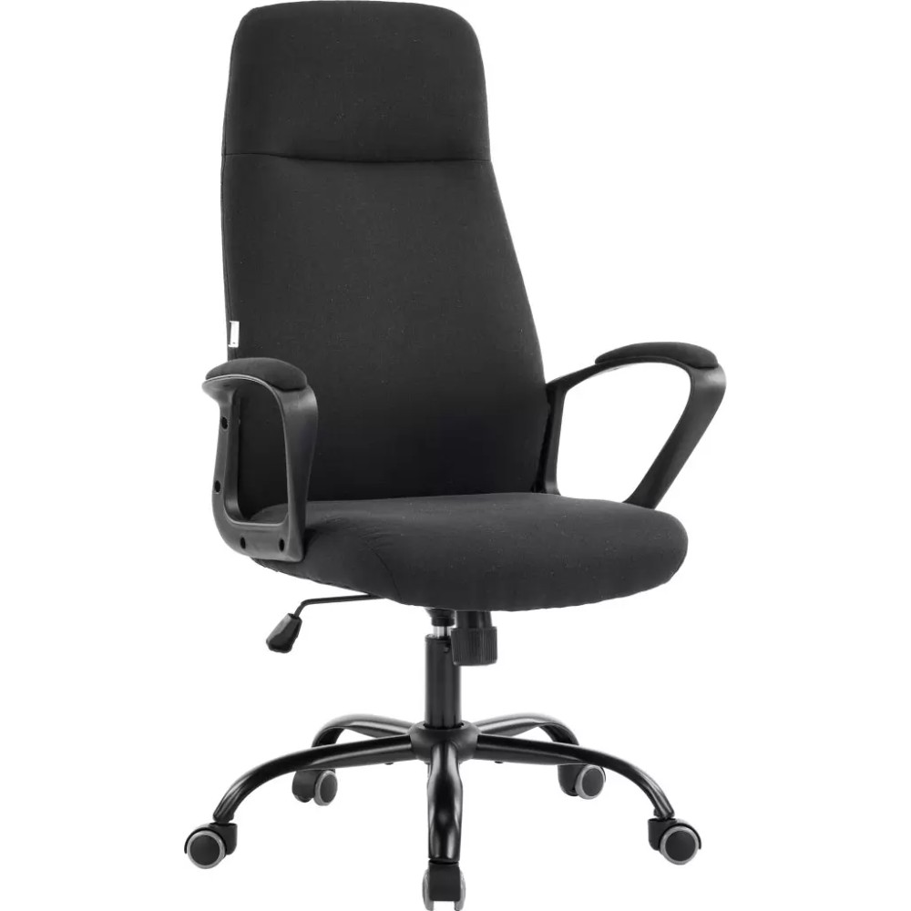 Кресло компьютерное EVERPROF Smart, ткань, черный, металл, корпус черный