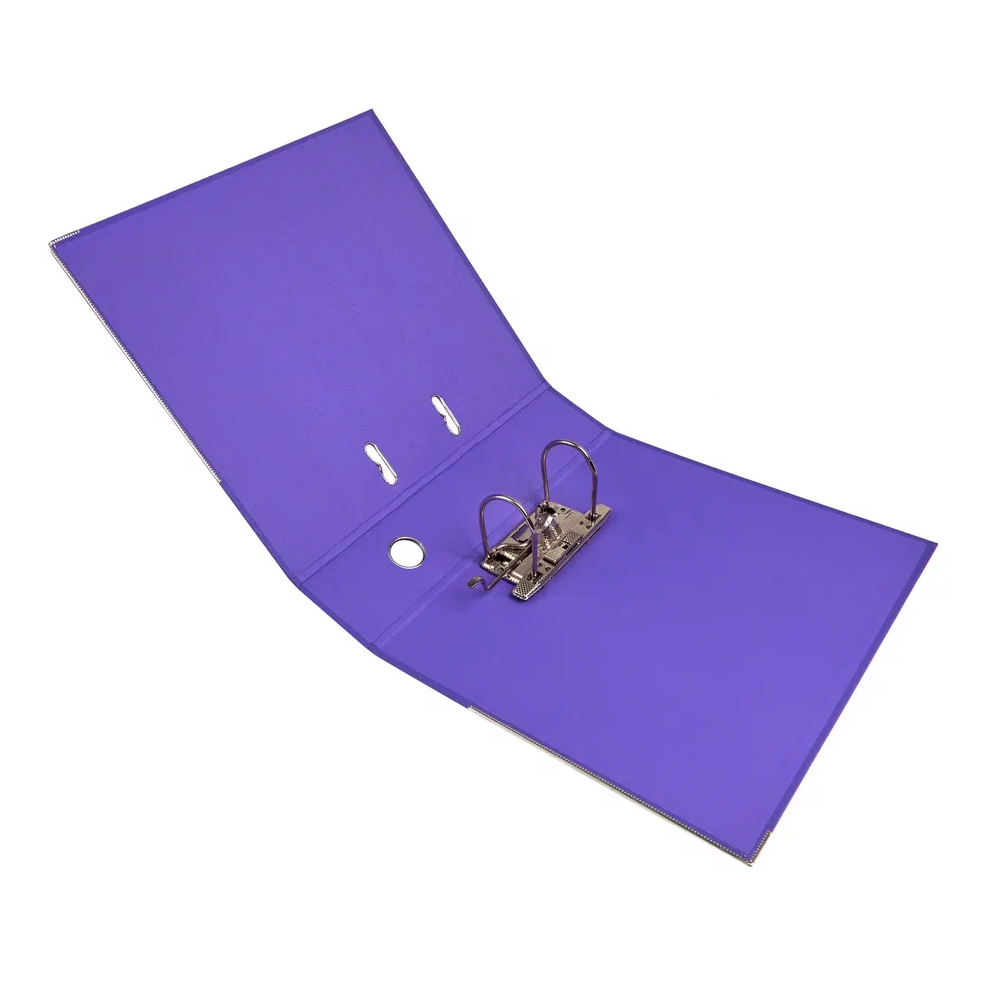 Папка-регистратор "Yesli:", А4, 75 мм, ПВХ, фиолетовый - 5