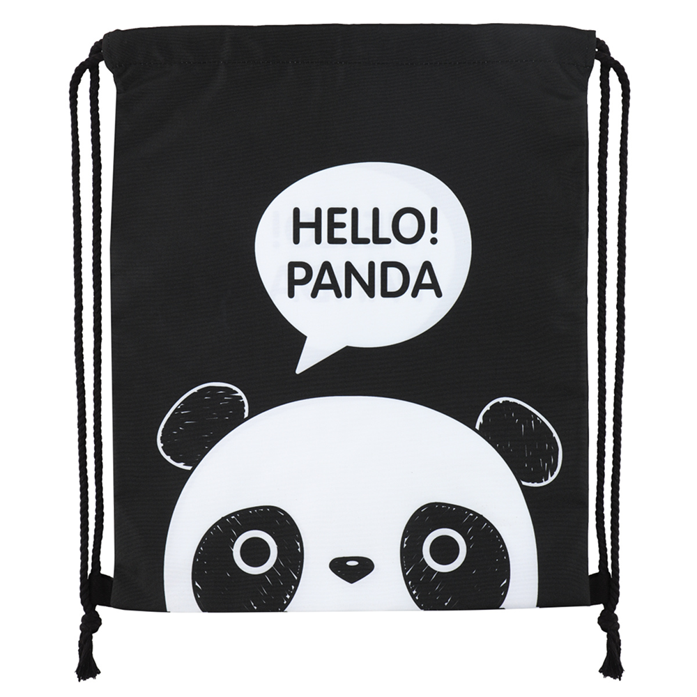 Мешок для обуви "Panda", черный