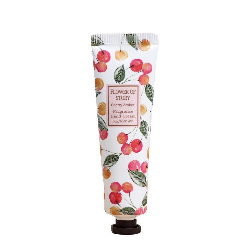 Крем для рук "Flower of story. Малина-Белоцветник-Фиалки", увлажняющий, 30 мл
