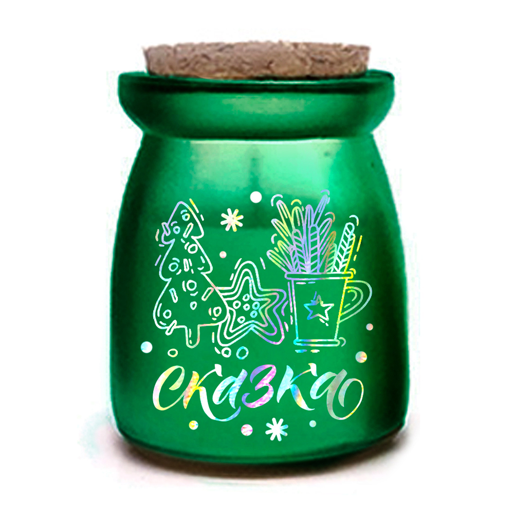 Свеча декоративная ароматизированная "Голография яркая", ассорти - 3