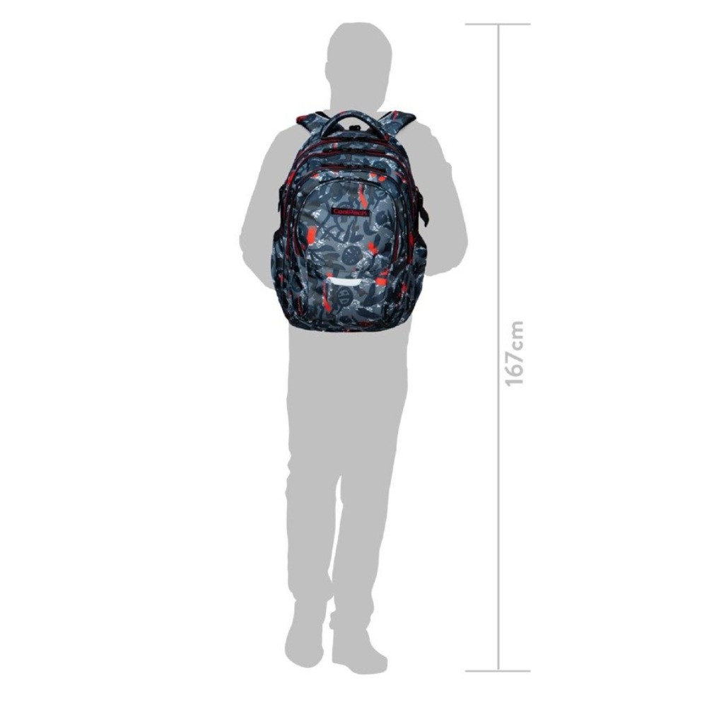 Рюкзак школьный CoolPack "Escape", черный - 6
