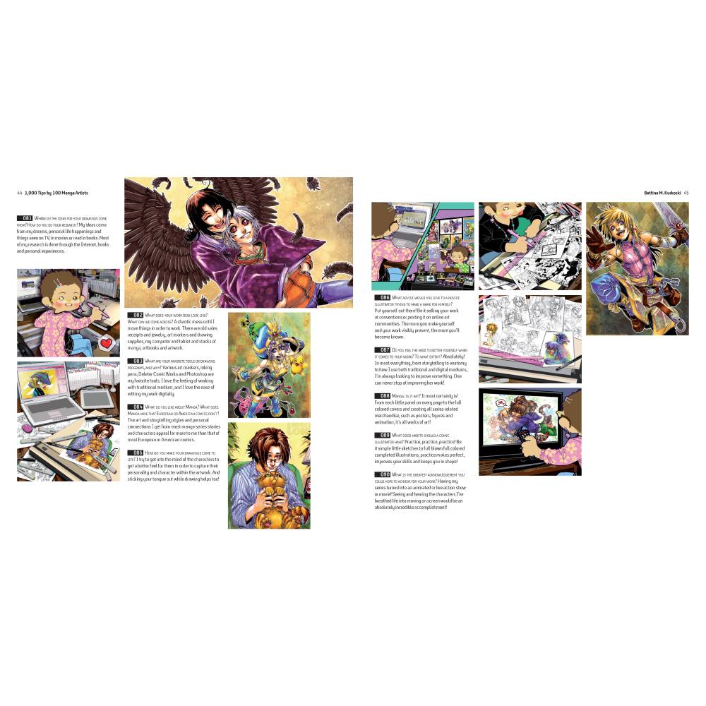 Книга на английском языке "1000 Ideas by 100 Manga Artist", Cristian Campos - 3