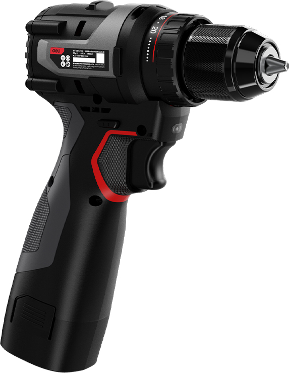 Аккумуляторная дрель-шуруповерт Deli RS EDE-DZ16-1D2 16 В, 45 Нм, 2 АКБ, 2 Ач, сумка - 5