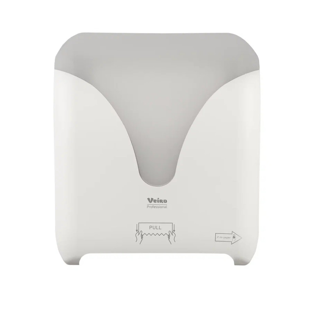 Диспенсер для полотенец рулонных "VEIRO Professional POD", пластик, белый