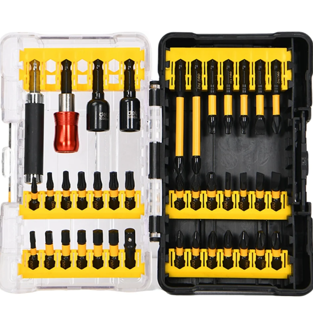 Набор ударных бит Deli YS EDL251203, с держателем, 39 шт.