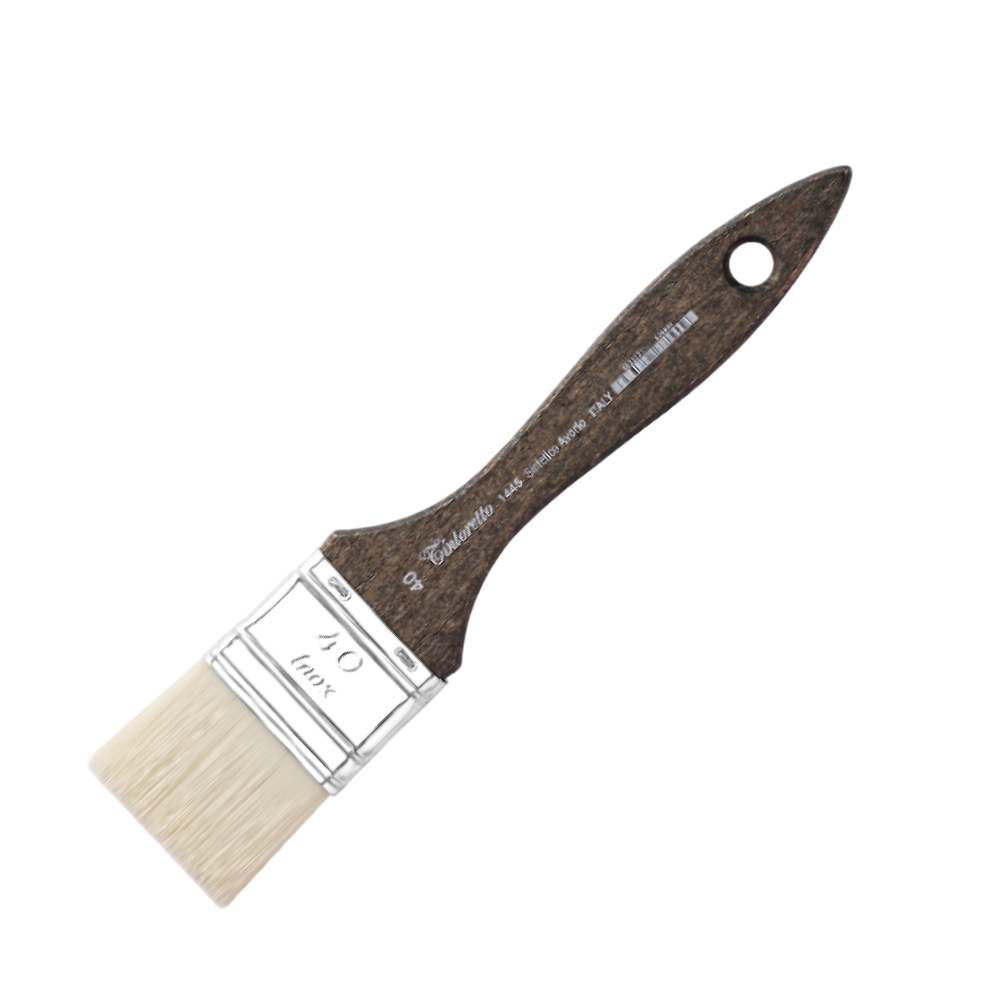 Кисть для рисования "Tintoretto Avorio", синтетика, флейц, №40