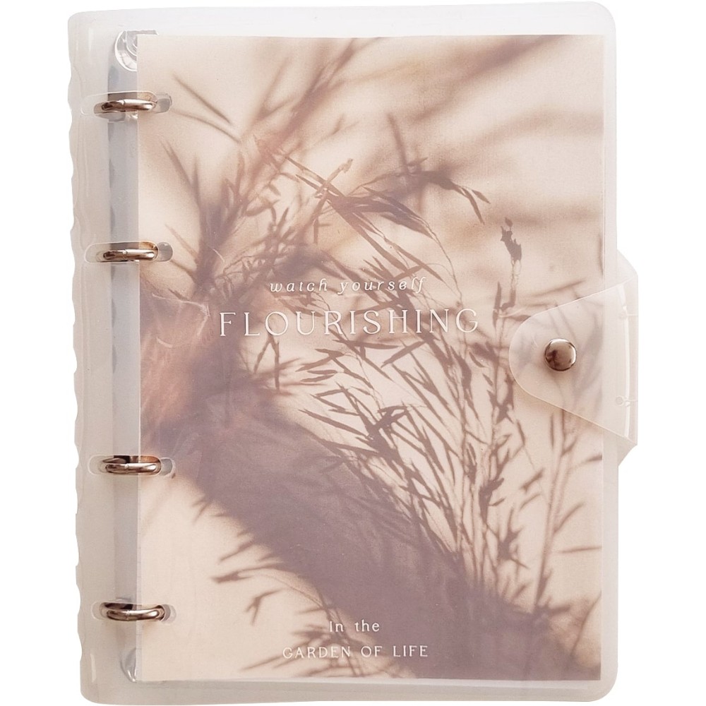 Тетрадь на кольцах "Easiness", B5, 120 листов, клетка,  на кольцах, белый