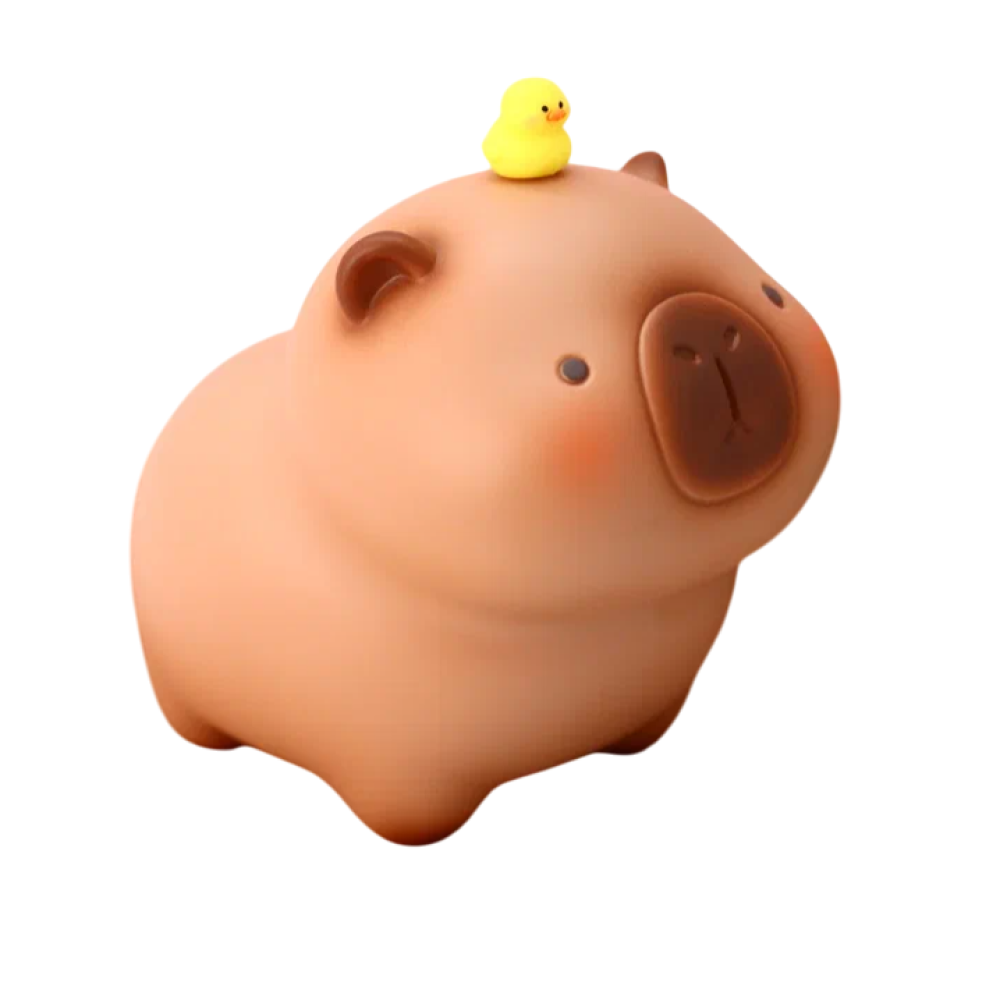 Копилка "Capybara Friend Duck", розовый