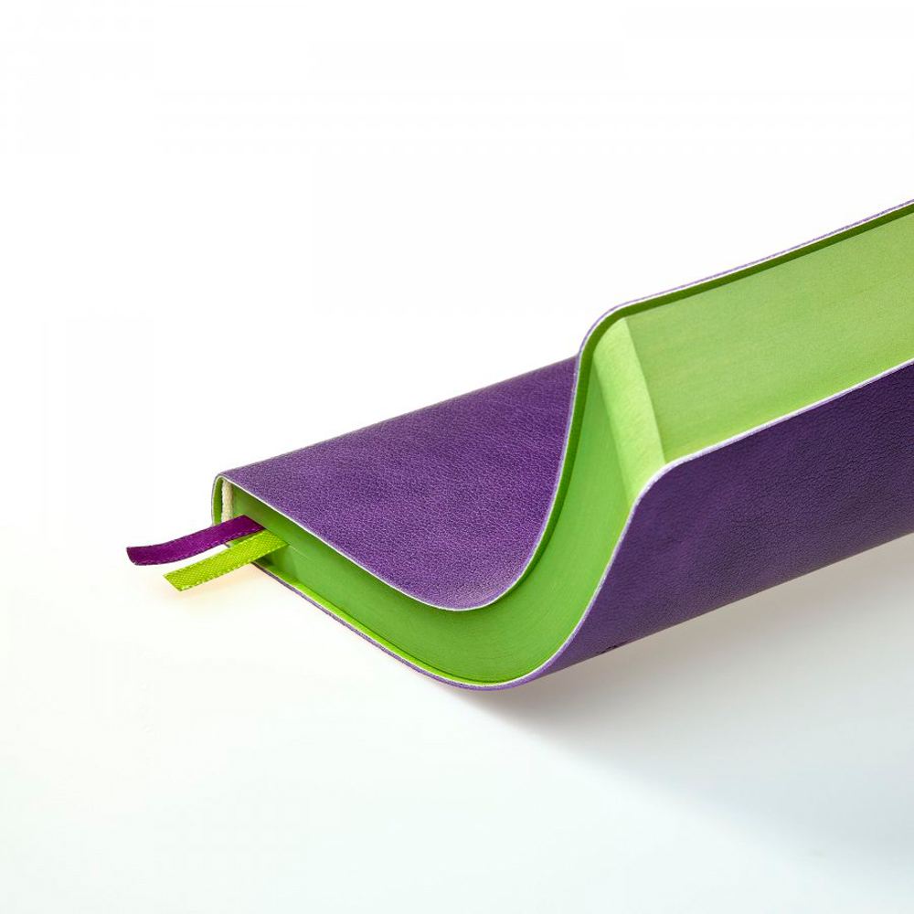  Ежедневник недатированный "Boston", A5,  272 страницы, фиолетовый - 7