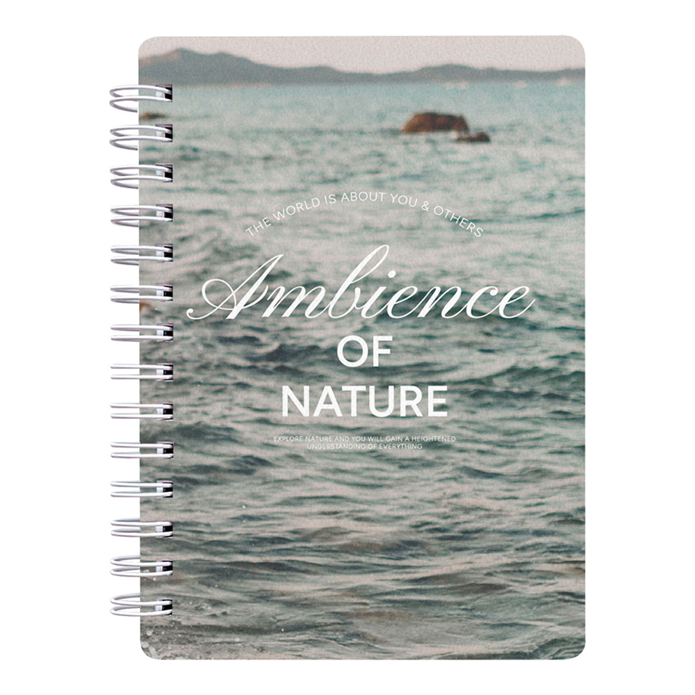 Блокнот "Ambience море", А6, 80 листов, в клетку, разноцветный