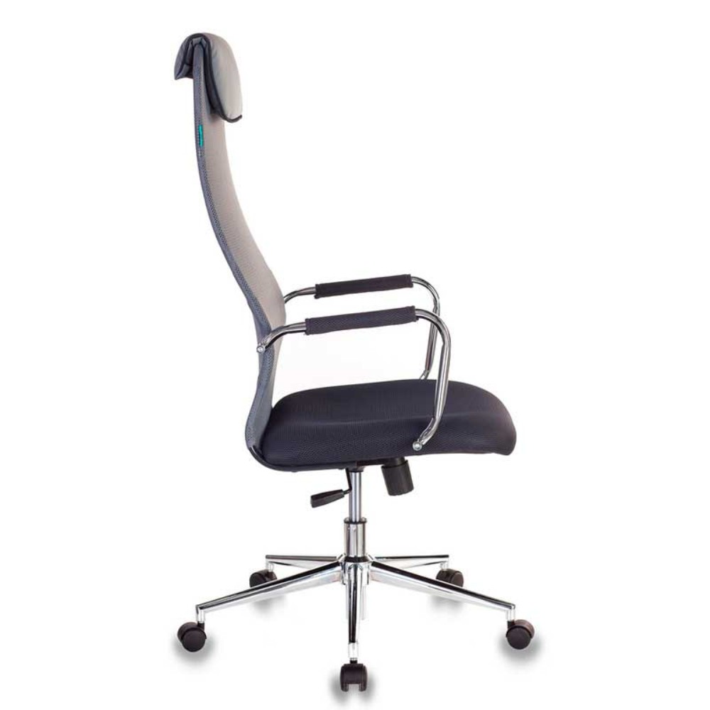 Кресло для руководителя "Бюрократ KB-9N/DG", ткань, металл, серый - 3