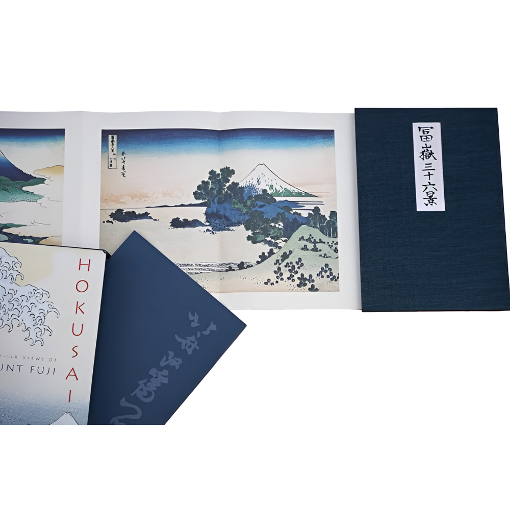 Книга на английском языке "Hokusai: Thirty-Six Views of Mount Fuji", Amelie Balcou