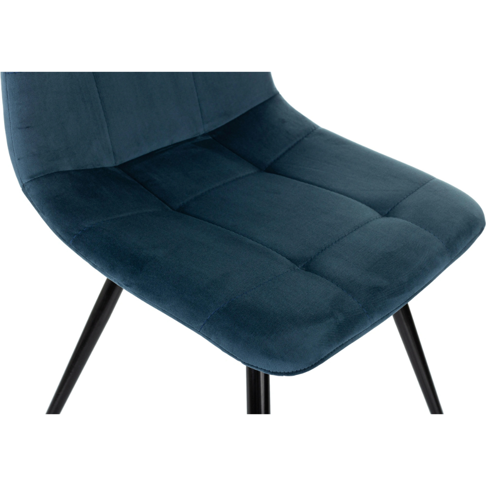 Стул Бюрократ "CH-K1_4", ткань, синий, металл, комплект 4 штуки - 8