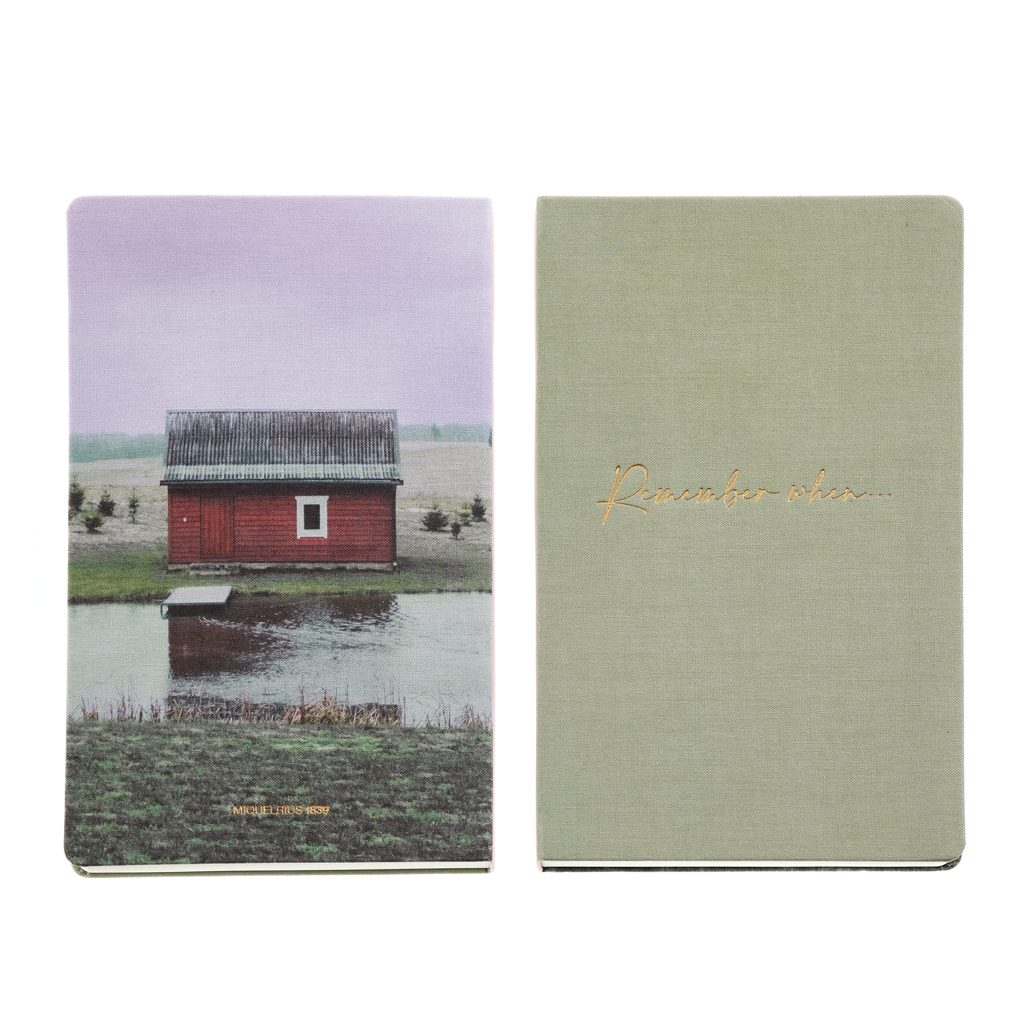Блокнот Miquelrius "Remember Cottage", А5, 96 листов, нелинованный, зеленый - 5