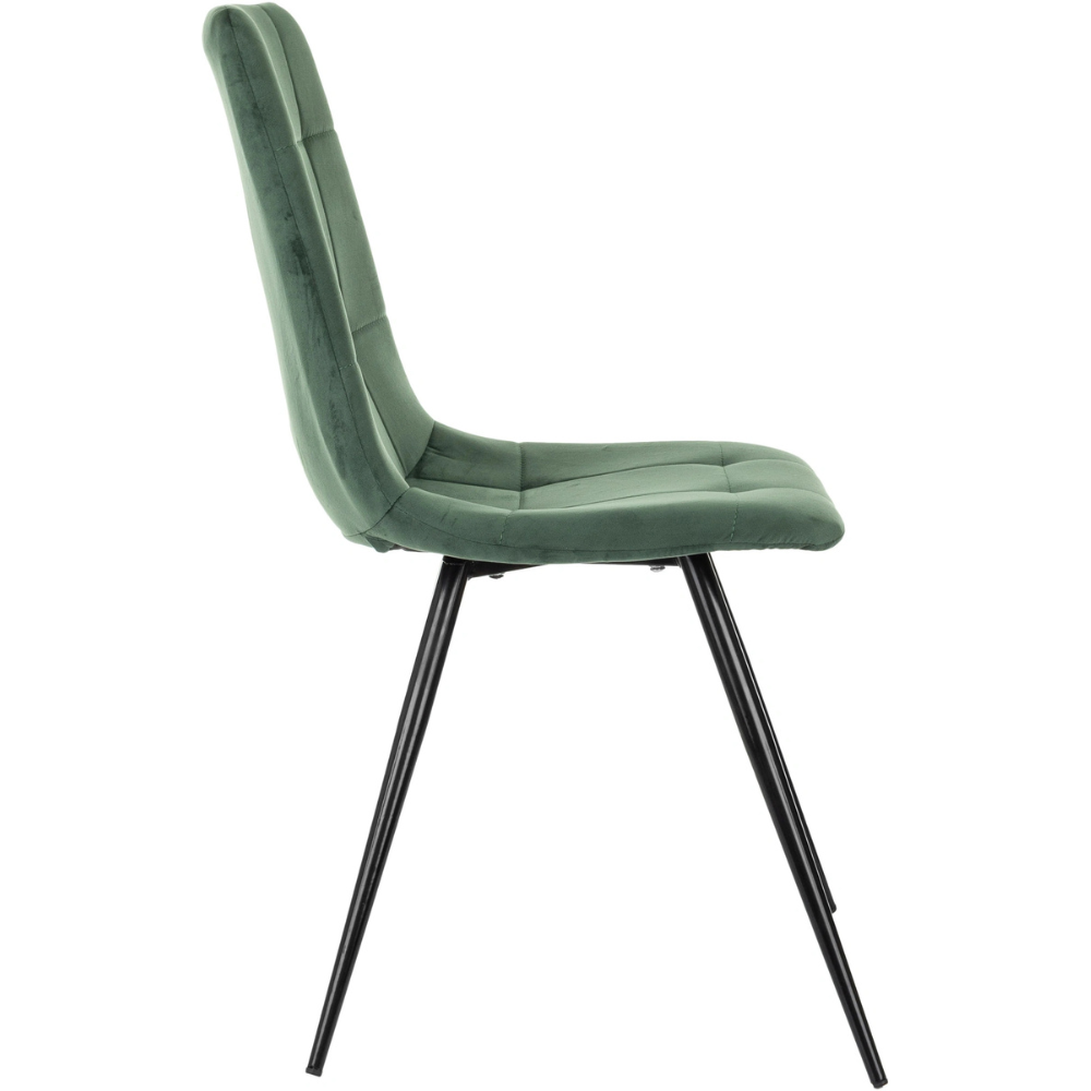 Стул Бюрократ "CH-K1_4", ткань, зеленый, металл,  комплект 4 штуки - 5