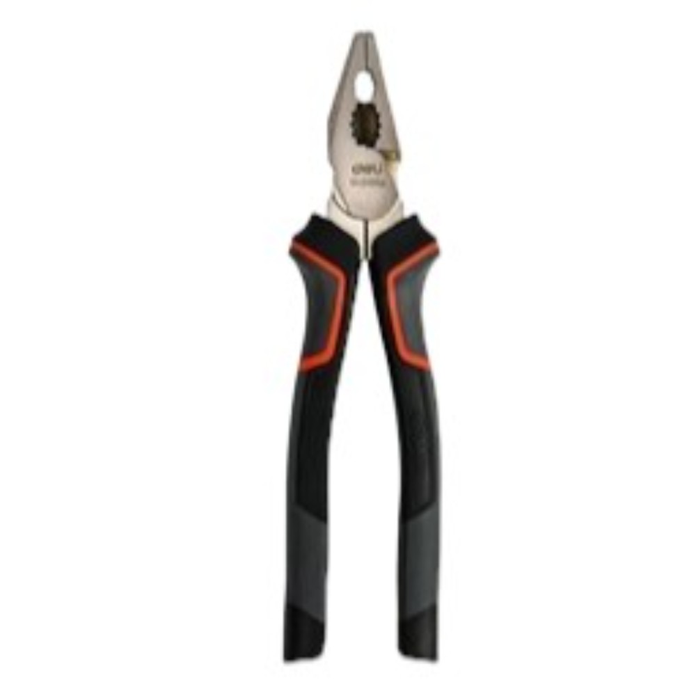 Плоскогубцы "Deli", 160 мм., комбинированные, красный, черный