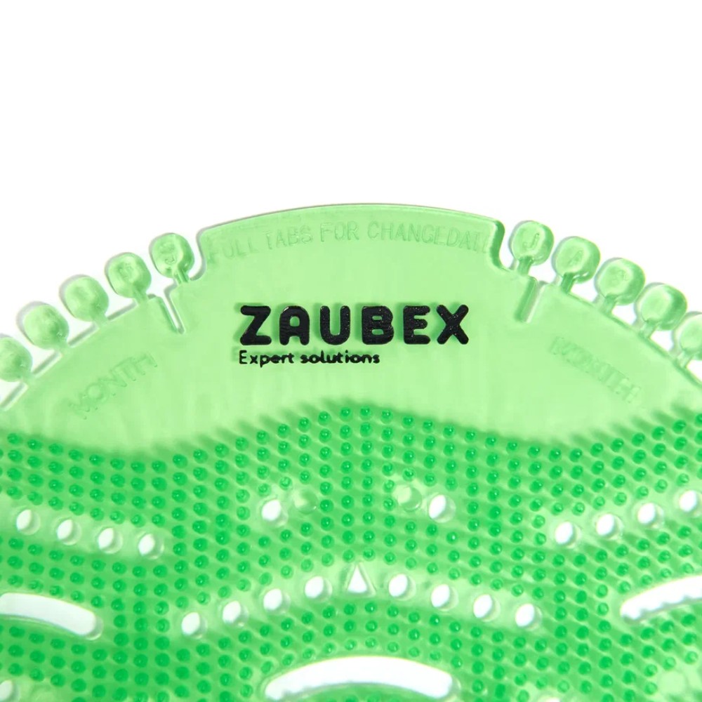 Коврик для писсуаров дезодорирующий "Zaubex", зеленое яблоко
