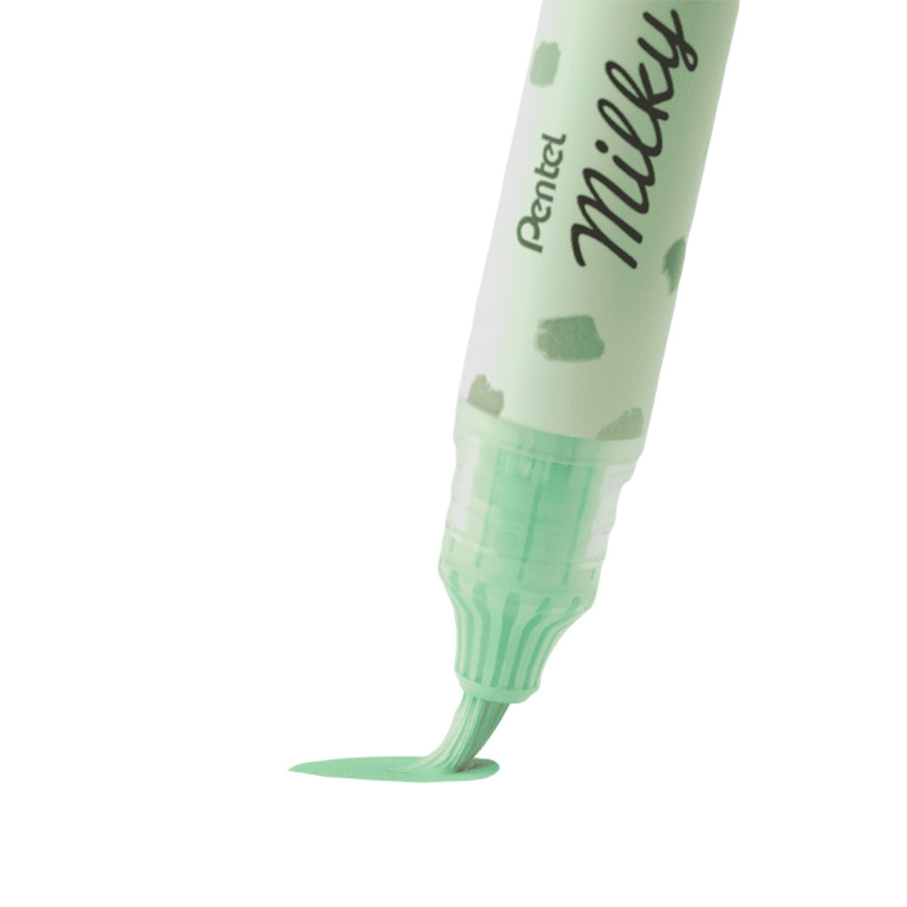 Маркер-кисть "Milky Brush", зеленый пастельный