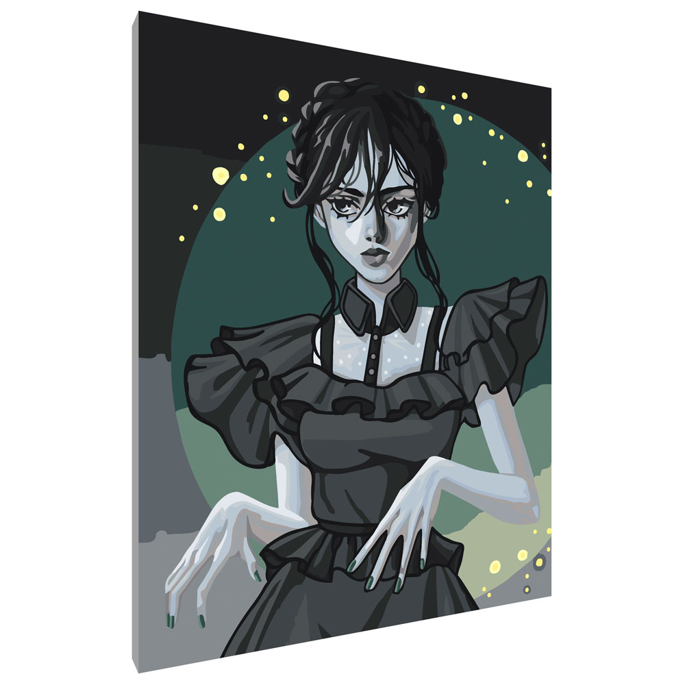 Картина по номерам "Уэнсдей"