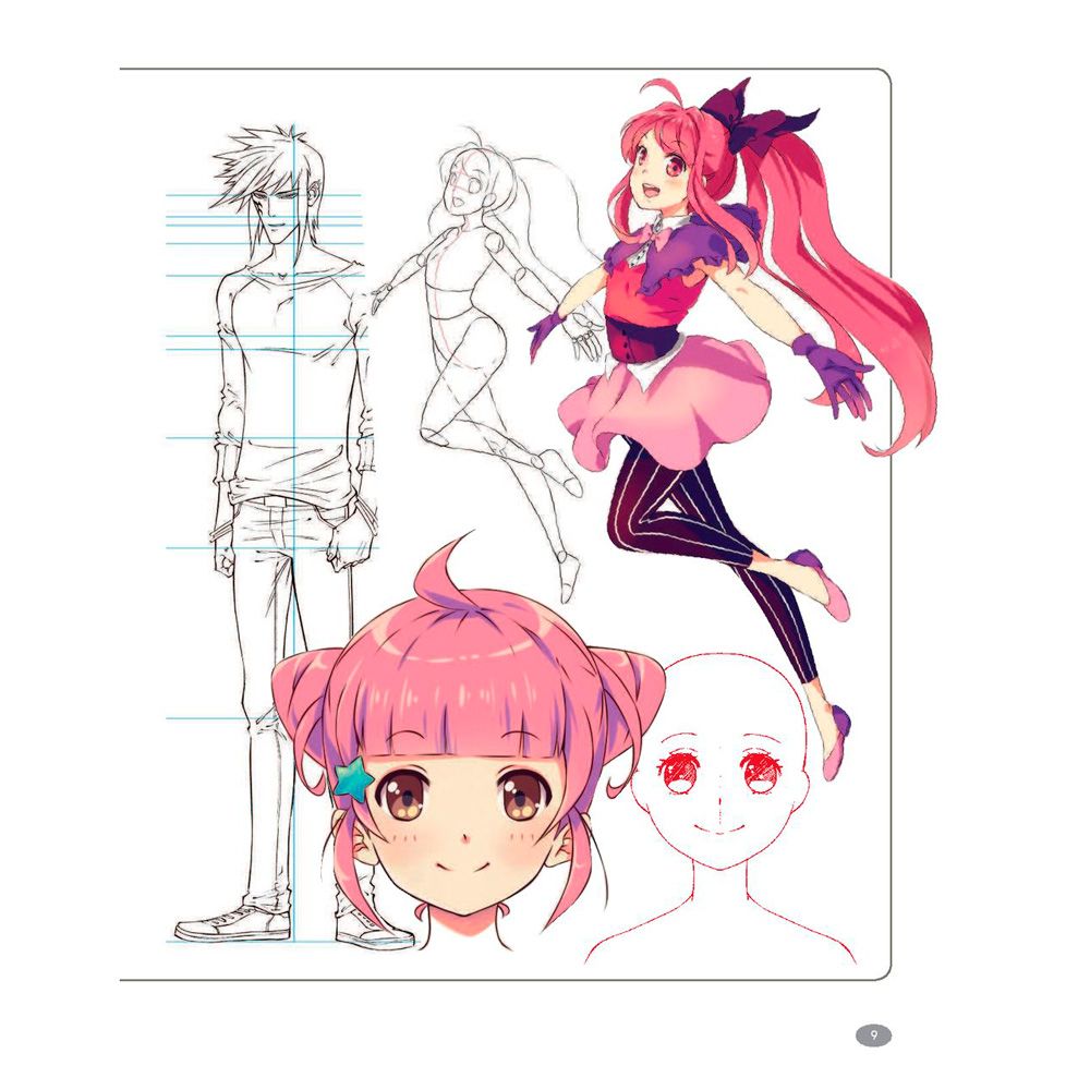 Книга "Руководство по рисованию аниме", Кристофер Харт - 8