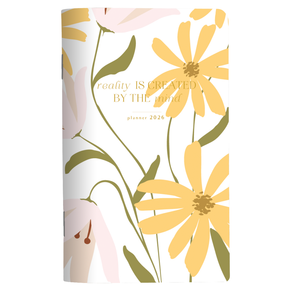 Планнер "April цветы", датированный, 108х175 мм, 32 листа, разноцветный, 2026