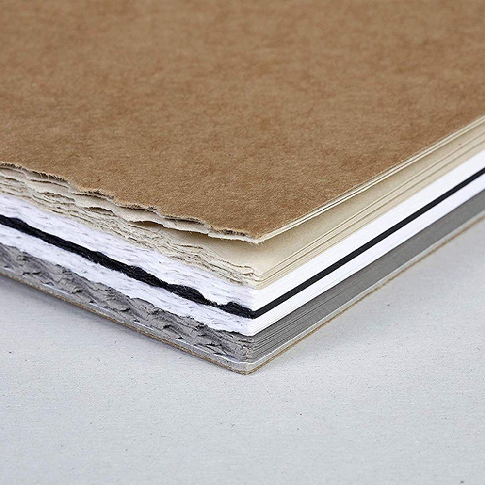 Блок-склейка "Paint'On" Mix, 13.3x15.7 см, 250 г/м2, 50 листов, неровный край