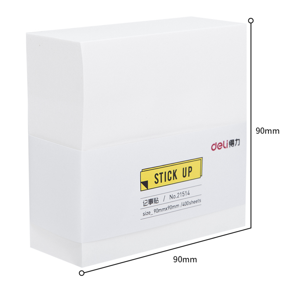 Бумага для заметок "Stick Up", 90x90 мм, белый