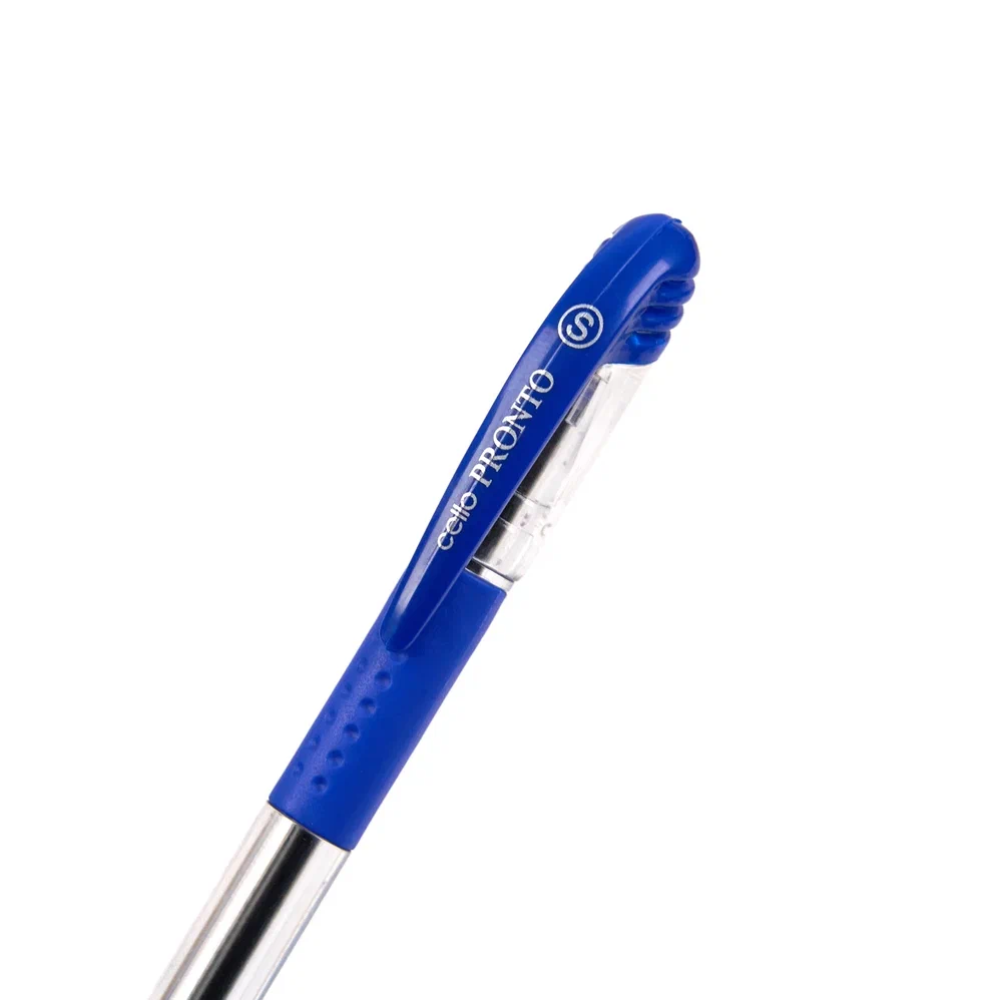 Ручка шариковая "Pronto", 0.5 мм, прозрачный, стерж. синий - 6